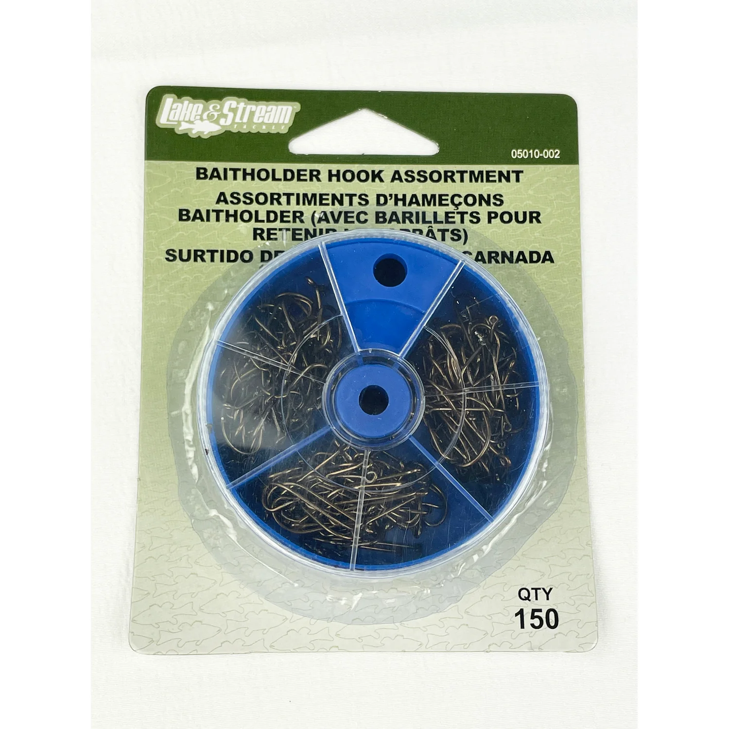 150 PC Baitholder Hook Assortment 05010-002