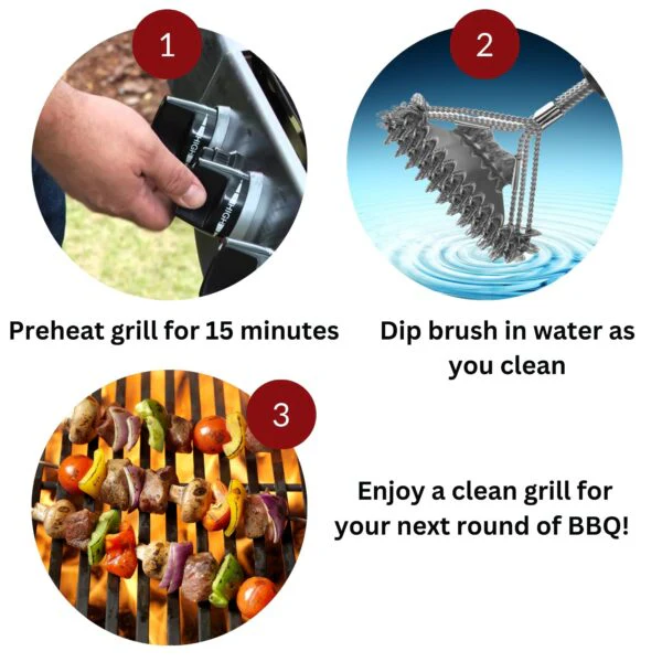 16-inch Bristle-Free BBQ Brush/Scraper 360-1001