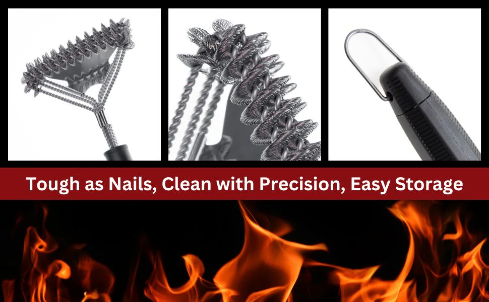 16-inch Bristle-Free BBQ Brush/Scraper 360-1001