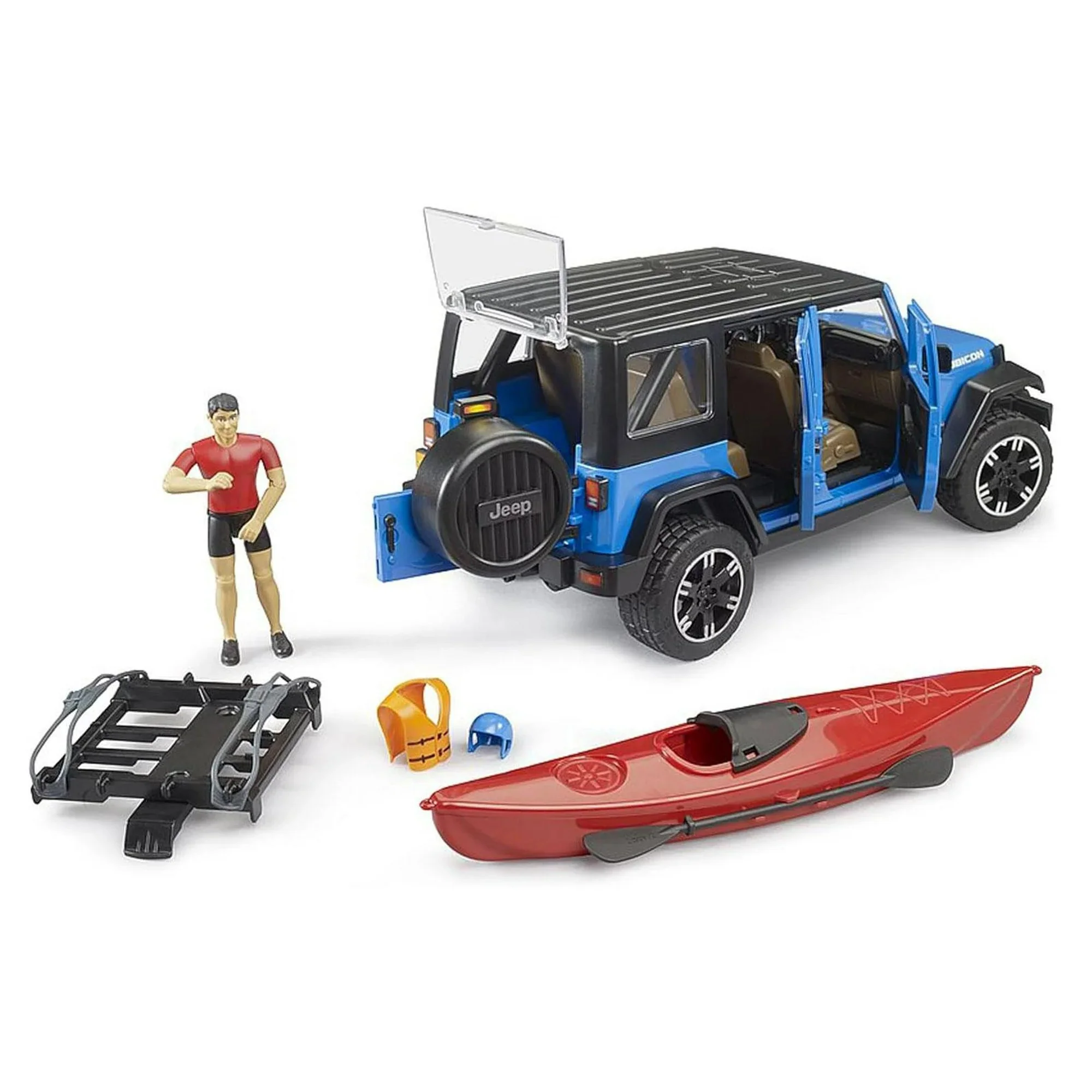 1247-1-16-jeep-wrangler-rubicon-unlimited-with-kayak-and-kayaker-2529-5.webp 1:16 Jeep Wrangler Rubicon Unlimited with Kayak and Kayaker 2529