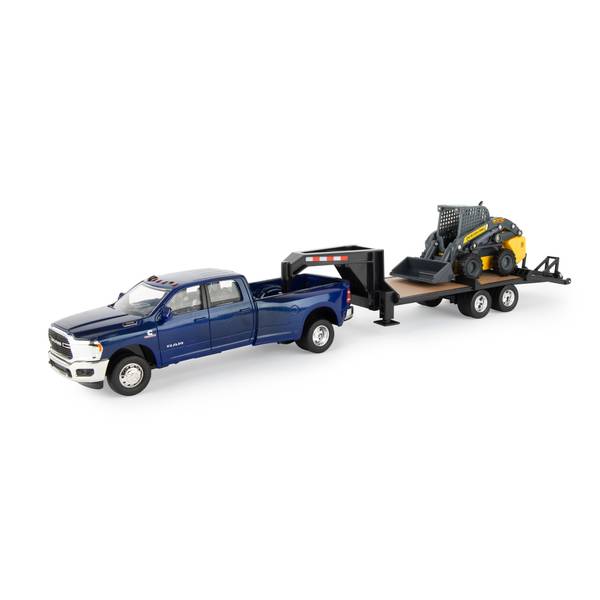 1292-1-32-scale-ram-3500-pickup-skid-loader-and-gooseneck-trailer-47269-1.jpg 1:32 Scale Ram 3500 Pickup, Skid Loader, and Gooseneck Trailer 47269