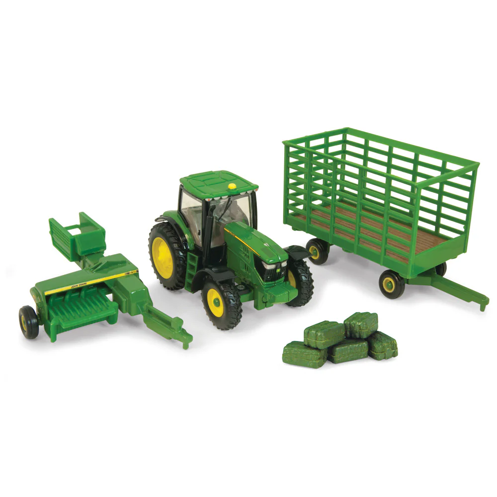 1319-1-64-john-deere-tractor-baling-set-6210r-1.webp 1:64 John Deere Tractor Baling Set 6210R