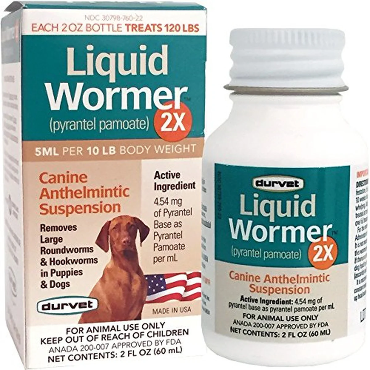 2 oz Liquid Dog Wormer