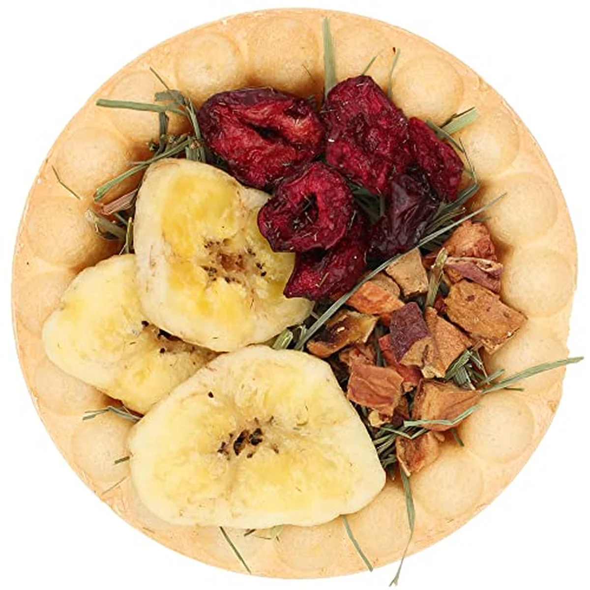 2 pack Veggie and Fruity Pie Treat for Rabbits Guinea Pigs and Hamsters