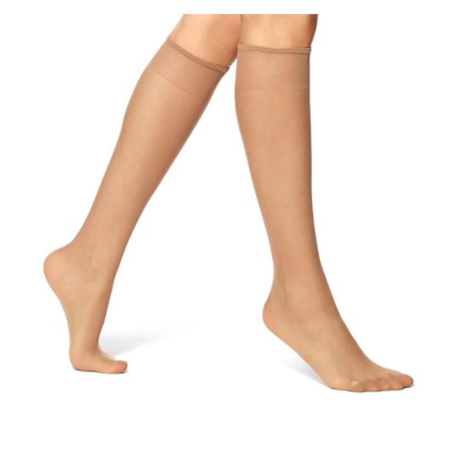 1407-2-pairs-reinforced-toe-nylon-knee-high-nn6747-2.webp 2 Pairs Reinforced Toe Nylon Knee High NN6747