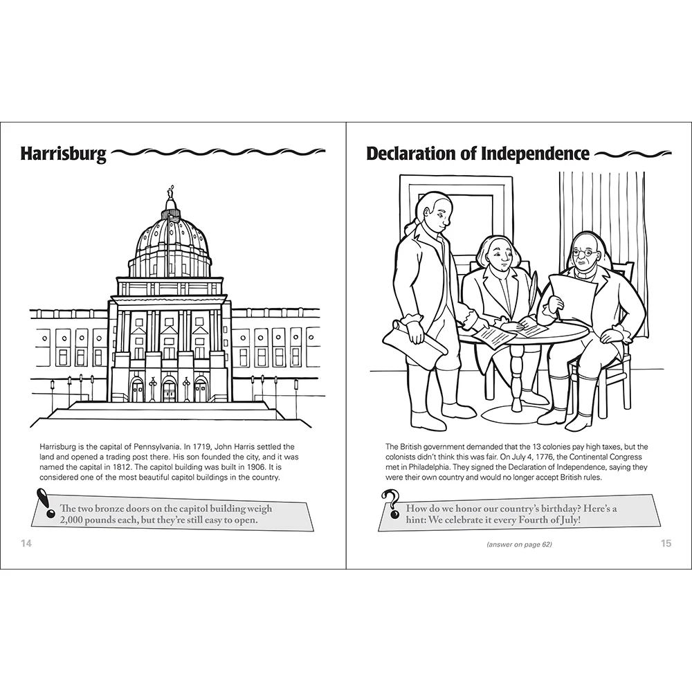 Pennsylvania Activity Book 50595