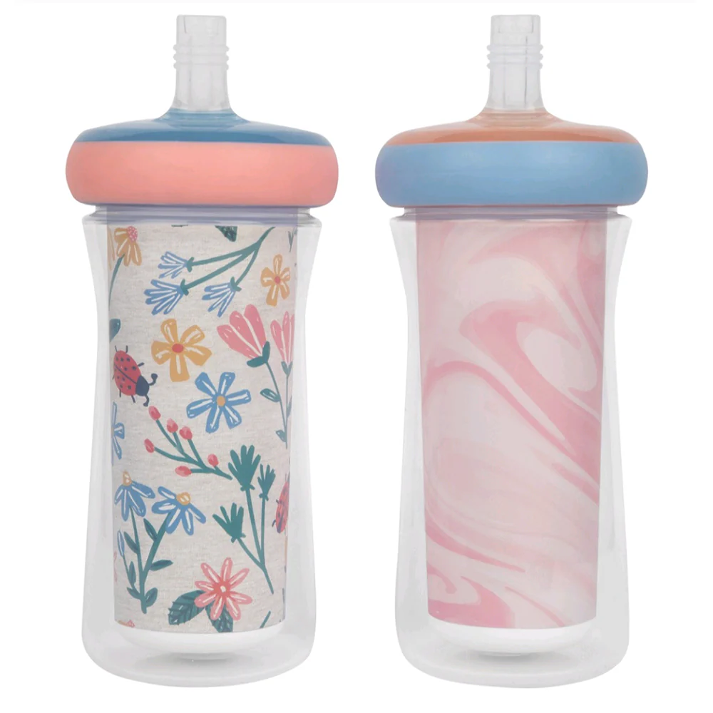 2-Pack Garden Insulated Straw Cups Y6914
