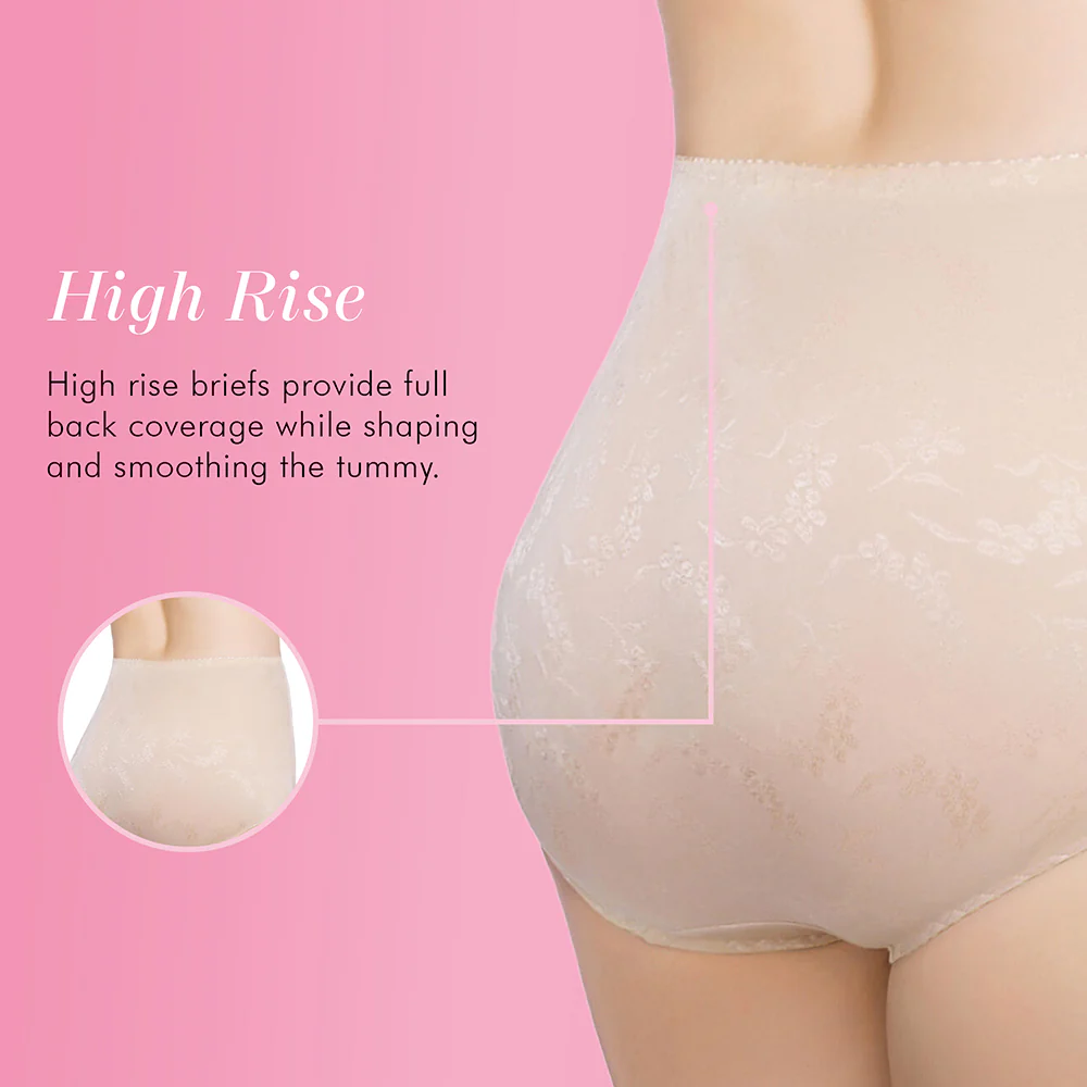 1590-2-pack-women-s-floral-jacquard-slimming-body-shaper-panties-51070557a-3.webp 2-Pack Women's Floral Jacquard Slimming Body Shaper Panties 51070557A