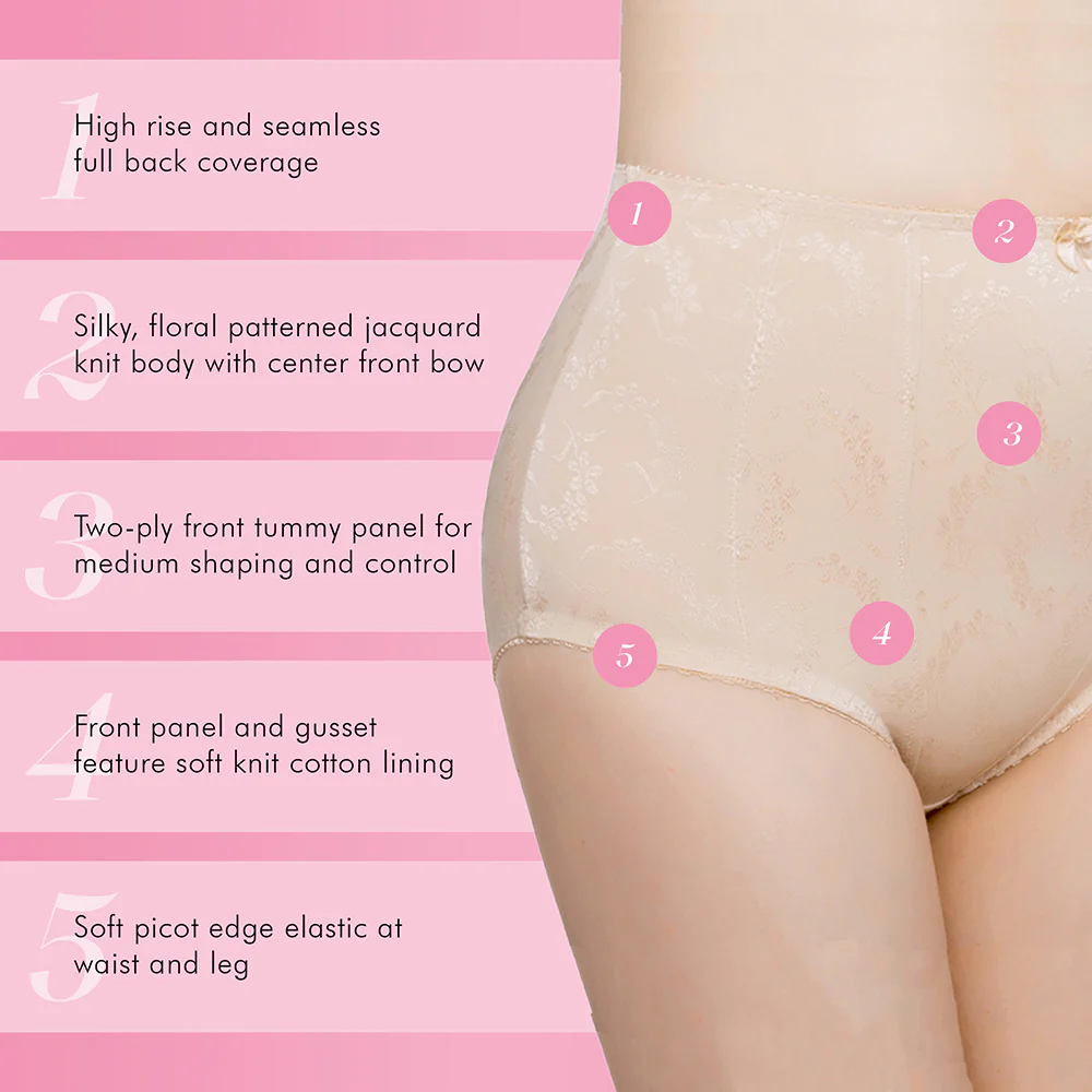 1590-2-pack-women-s-floral-jacquard-slimming-body-shaper-panties-51070557a-5.webp 2-Pack Women's Floral Jacquard Slimming Body Shaper Panties 51070557A