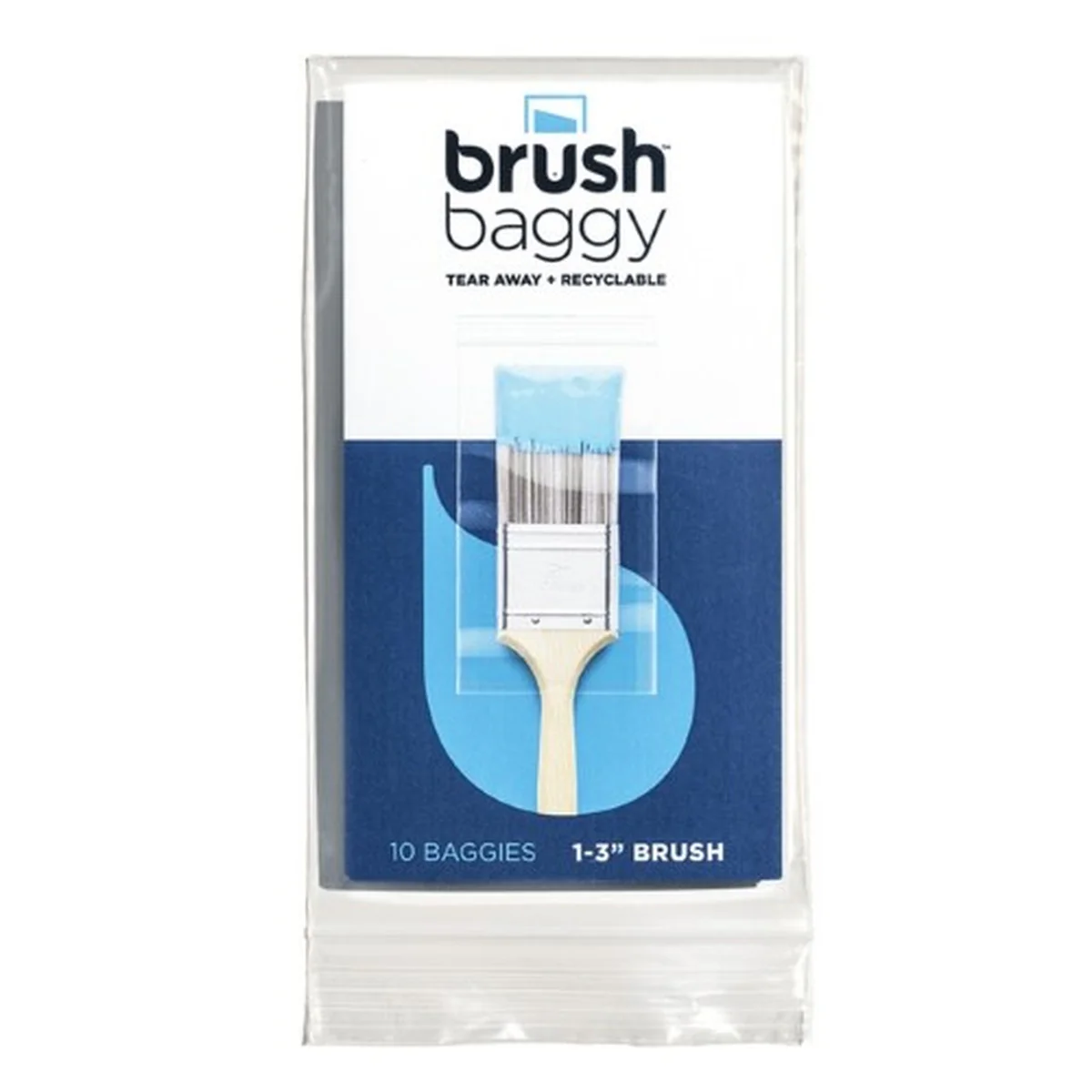 2.75 in. W X 6.75 in. L Clear Polypropylene Paint