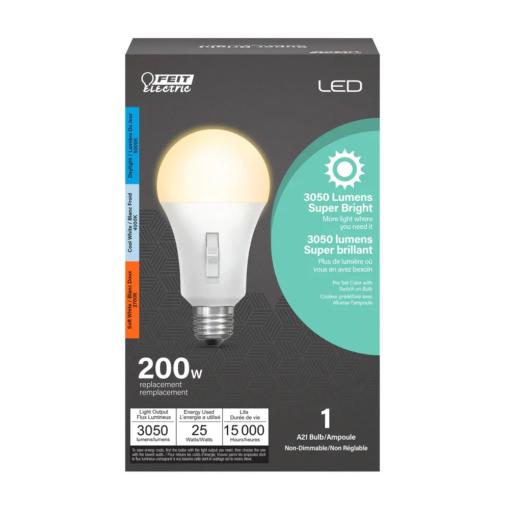 1728-200w-color-selectable-3050-lumens-super-bright-led-light-bulb-om200-3cct-ledi-1.webp 200W Color Selectable 3050 Lumens Super Bright LED Light Bulb OM200/3CCT/LEDI