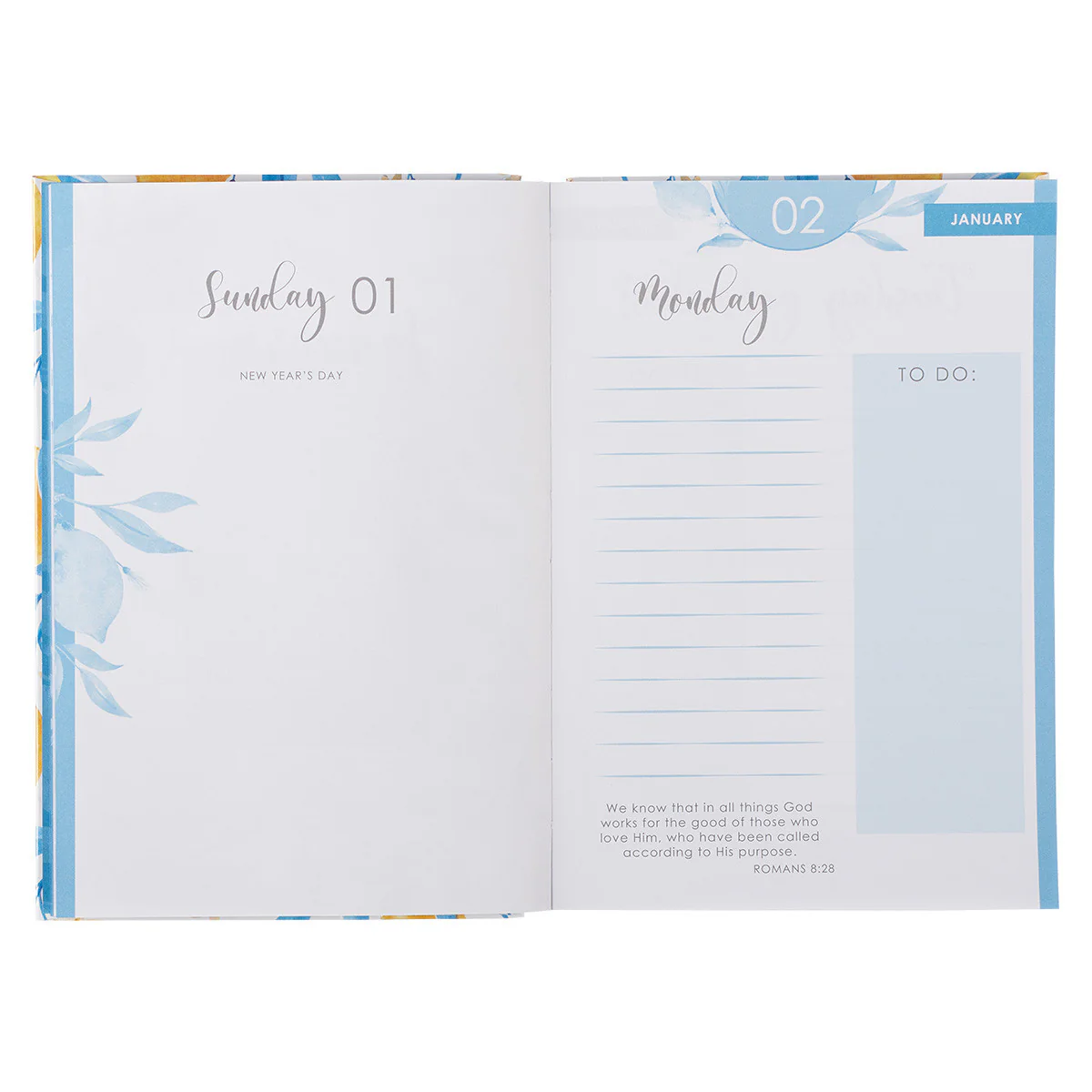 2023 He Restores My Soul Hardcover Daily Planner PLN003
