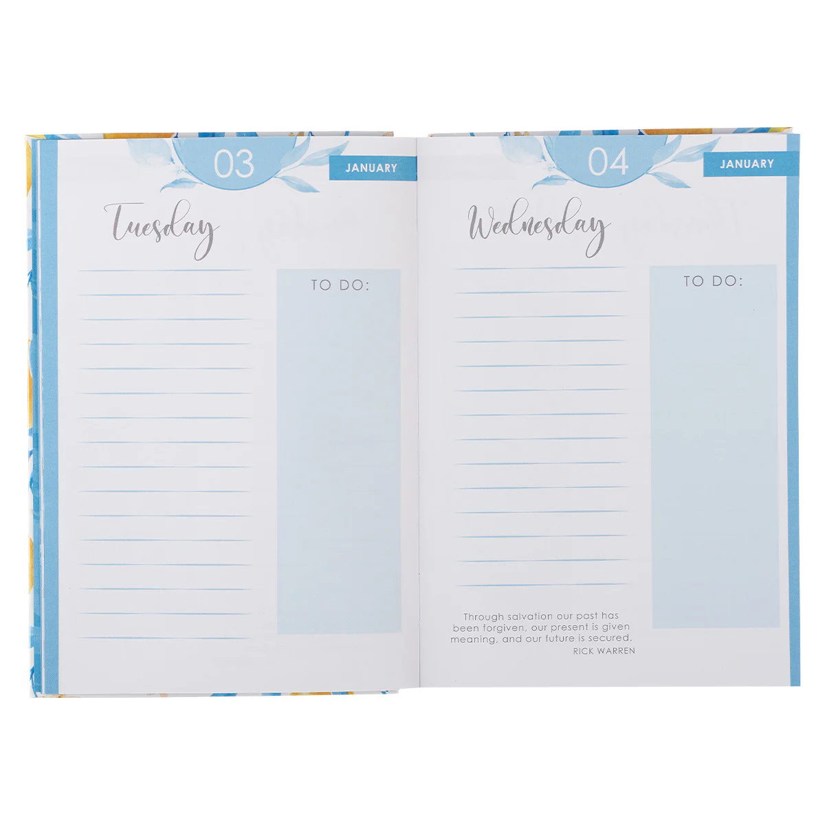 2023 He Restores My Soul Hardcover Daily Planner PLN003