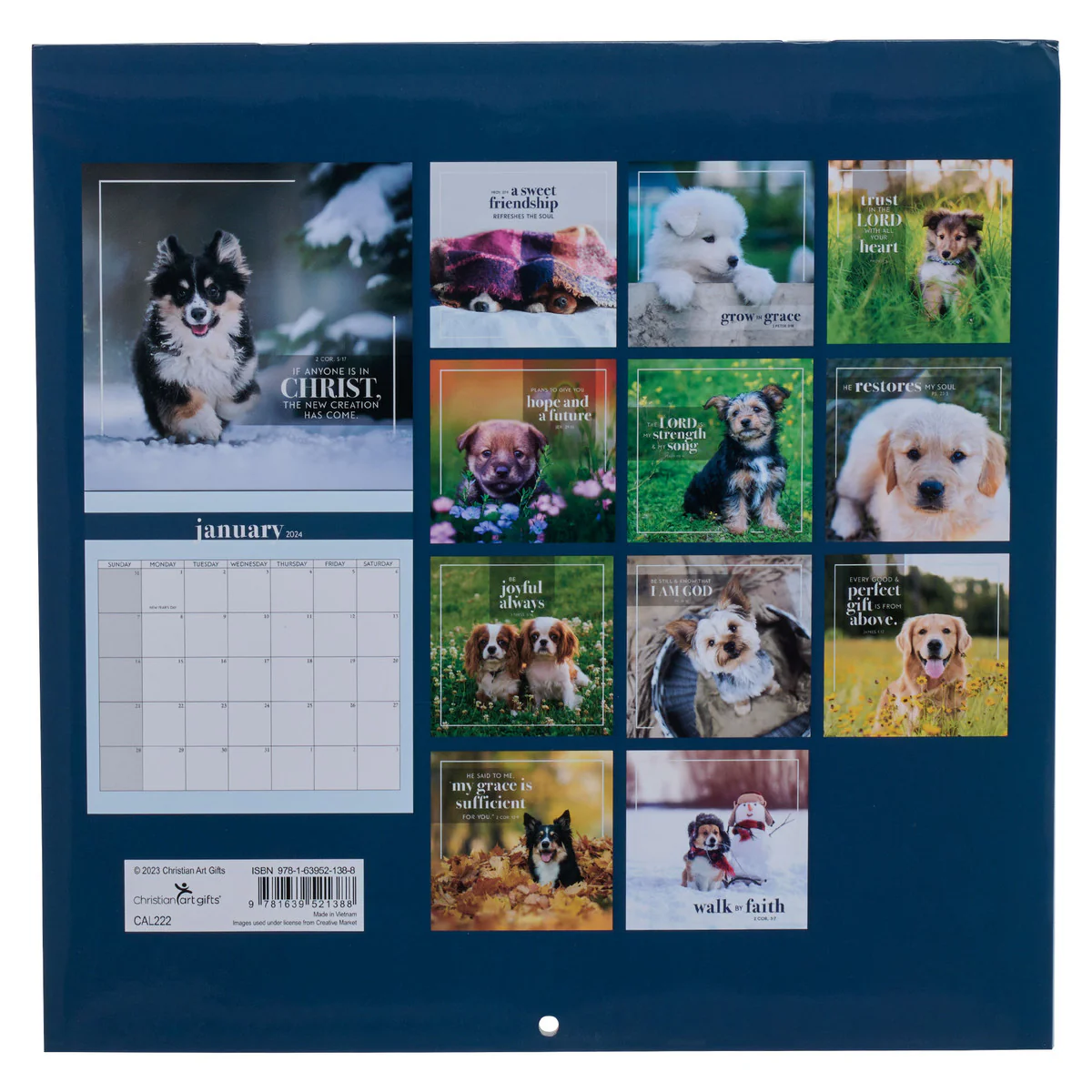 2024 Rejoice & Be Glad Wall Calendar CAL222