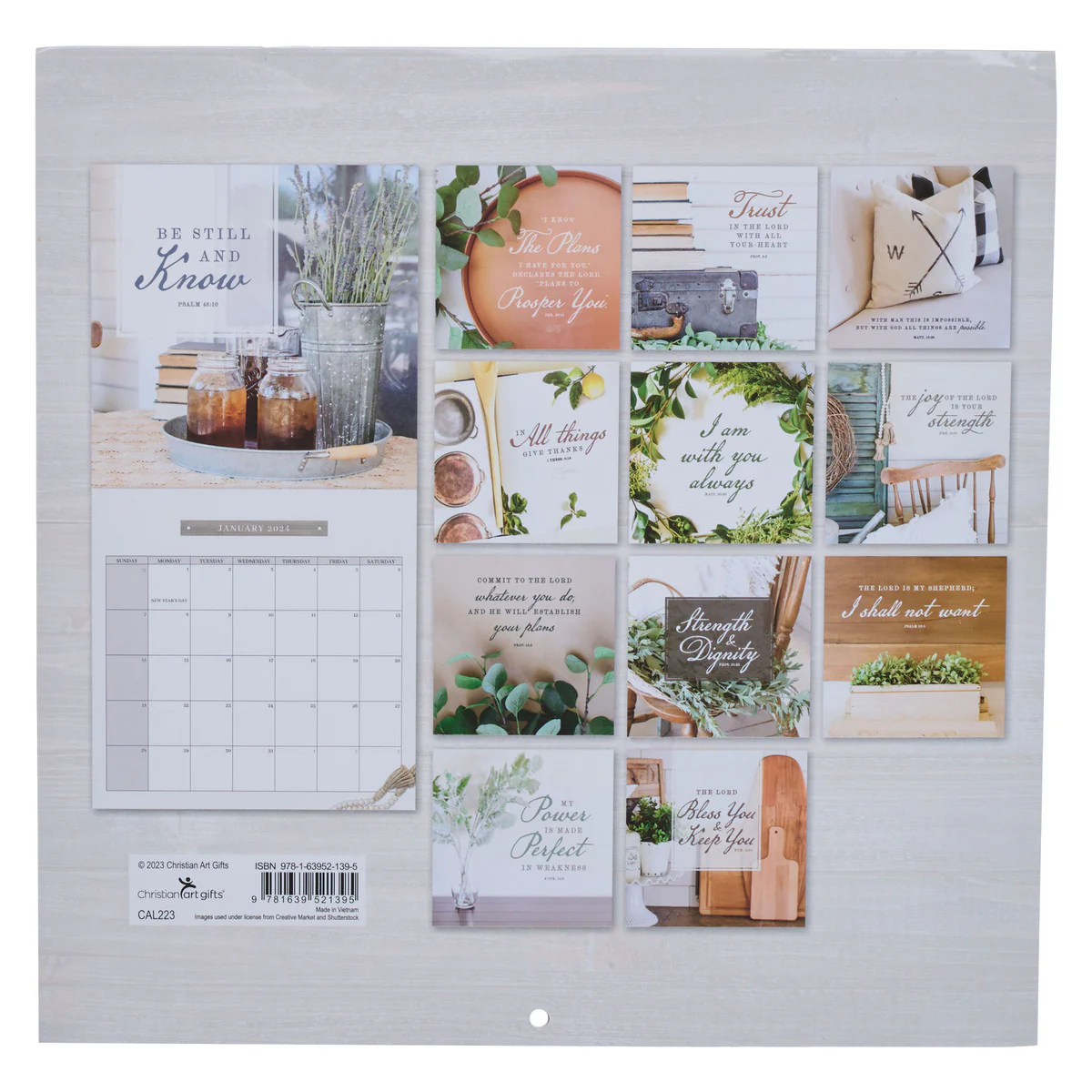 2024 The Joy of the Lord Wall Calendar CAL223