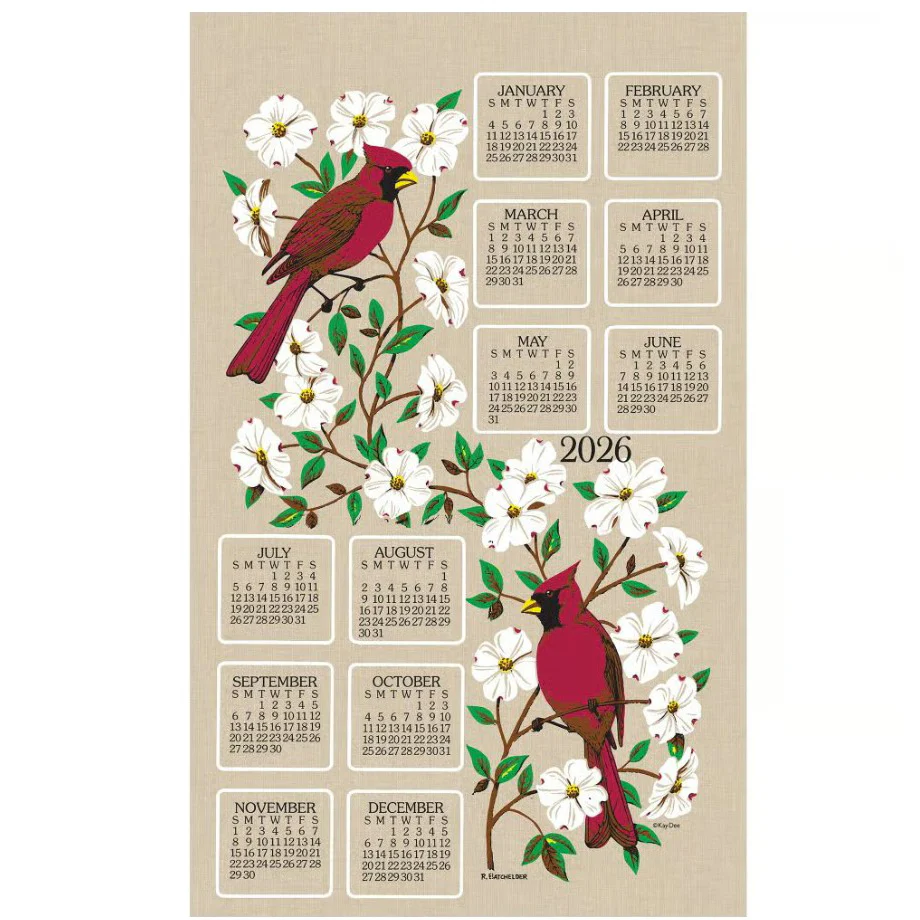 2026 Calendar Towels