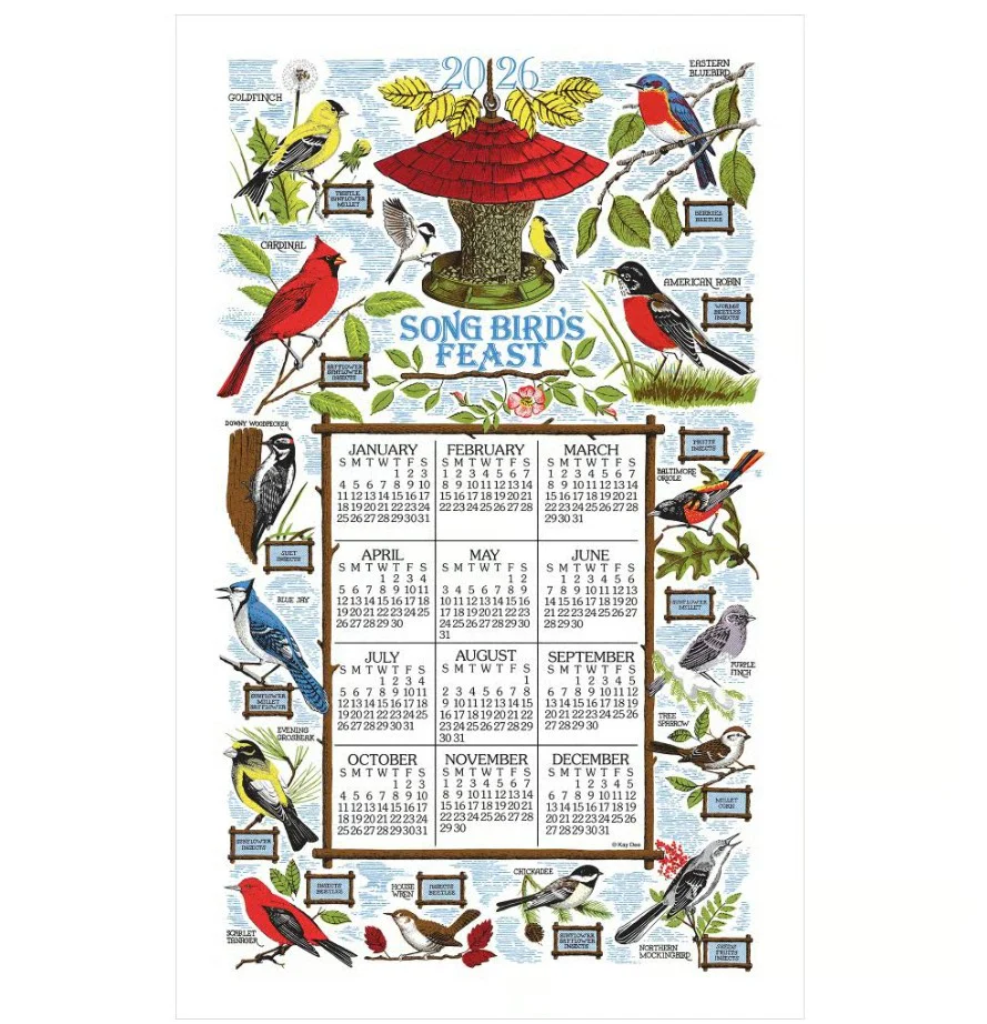 2026 Calendar Towels