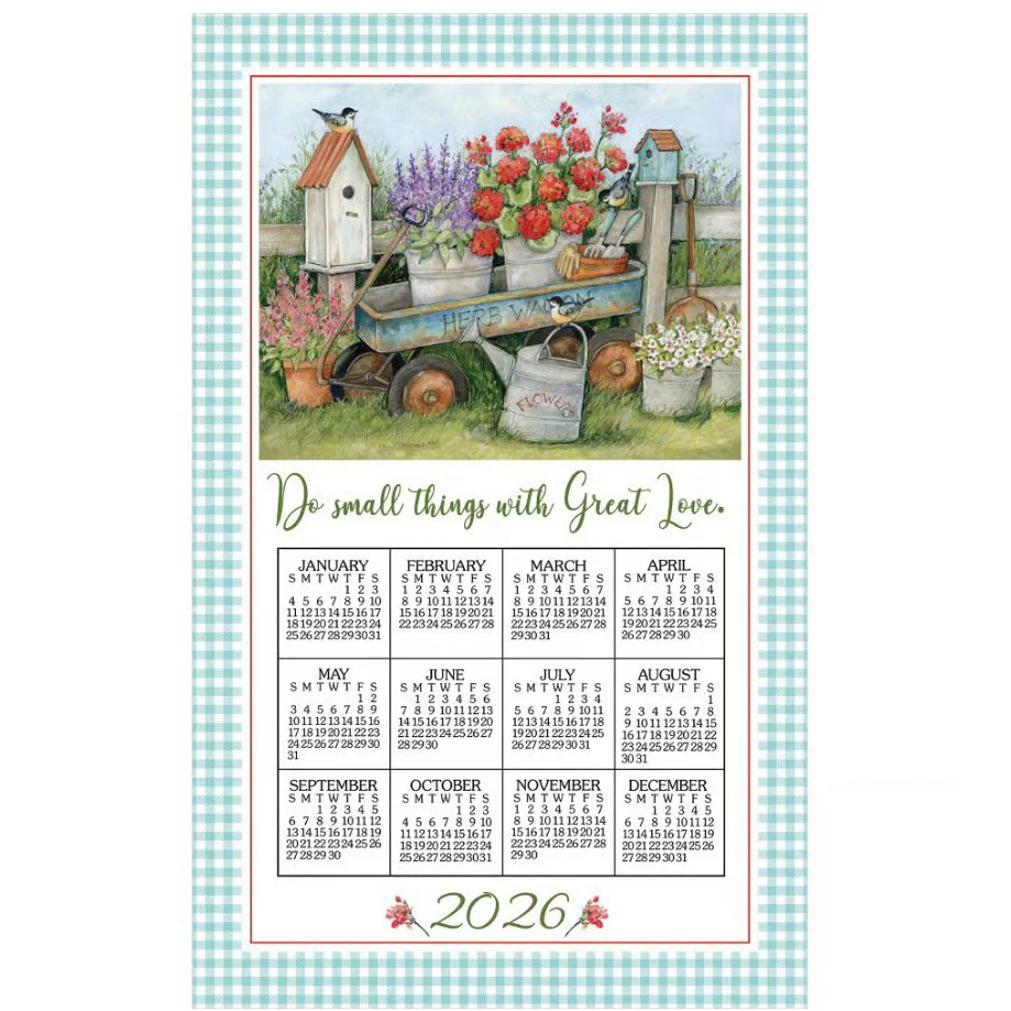 2026 Calendar Towels