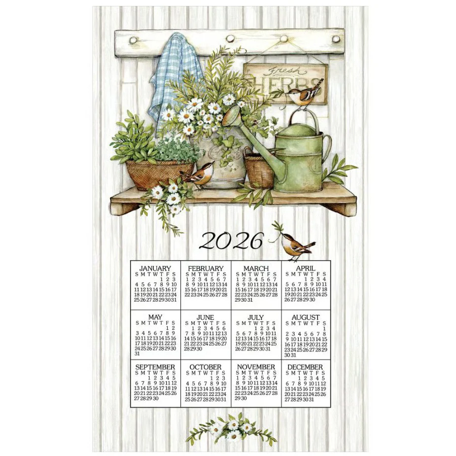 2026 Calendar Towels