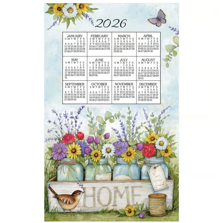 2026 Calendar Towels