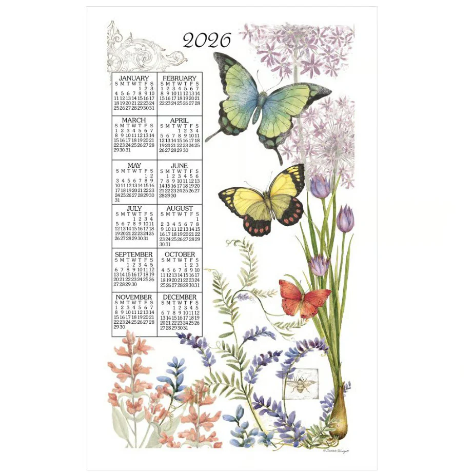 2026 Calendar Towels
