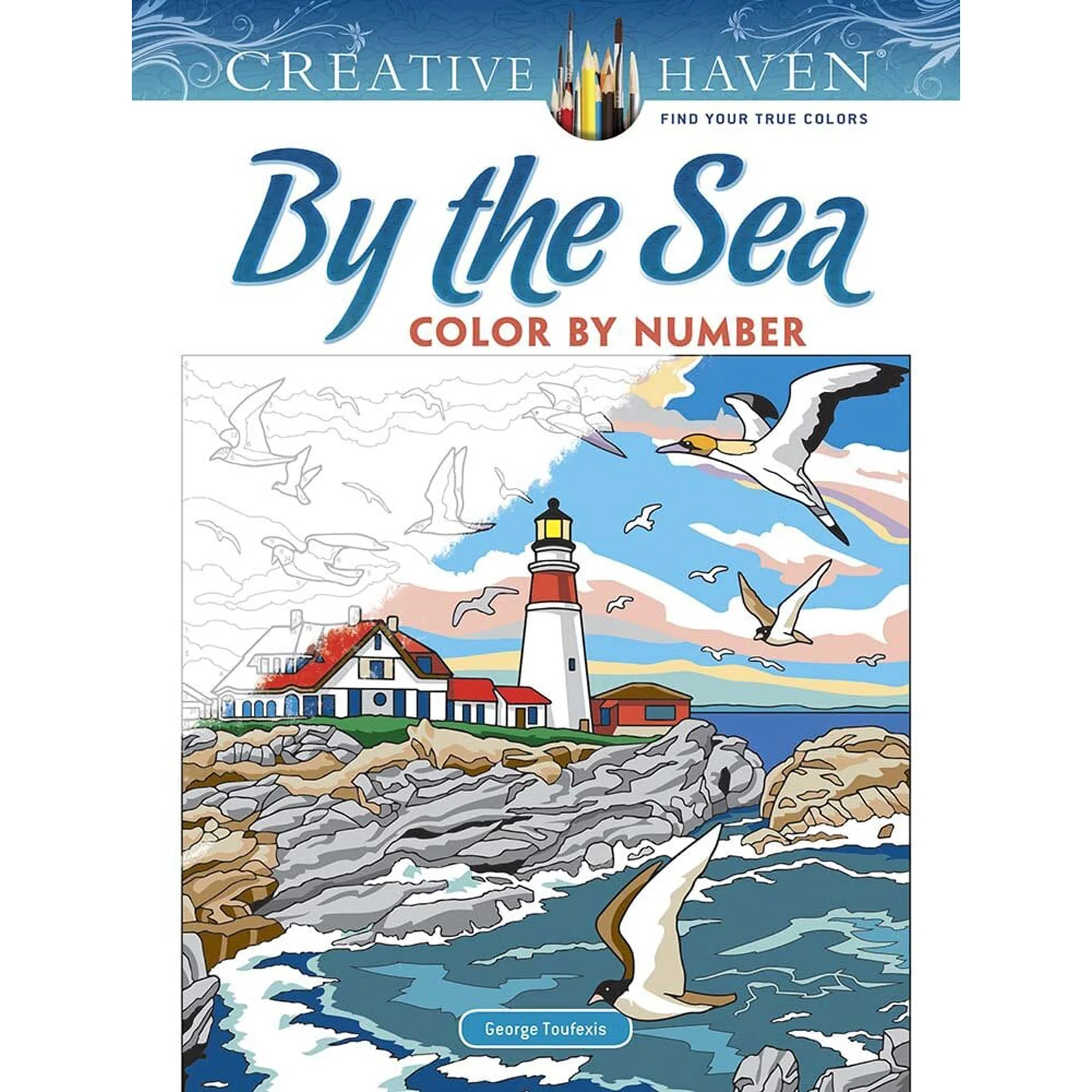 By the Sea Color by Number Book 9780486840468