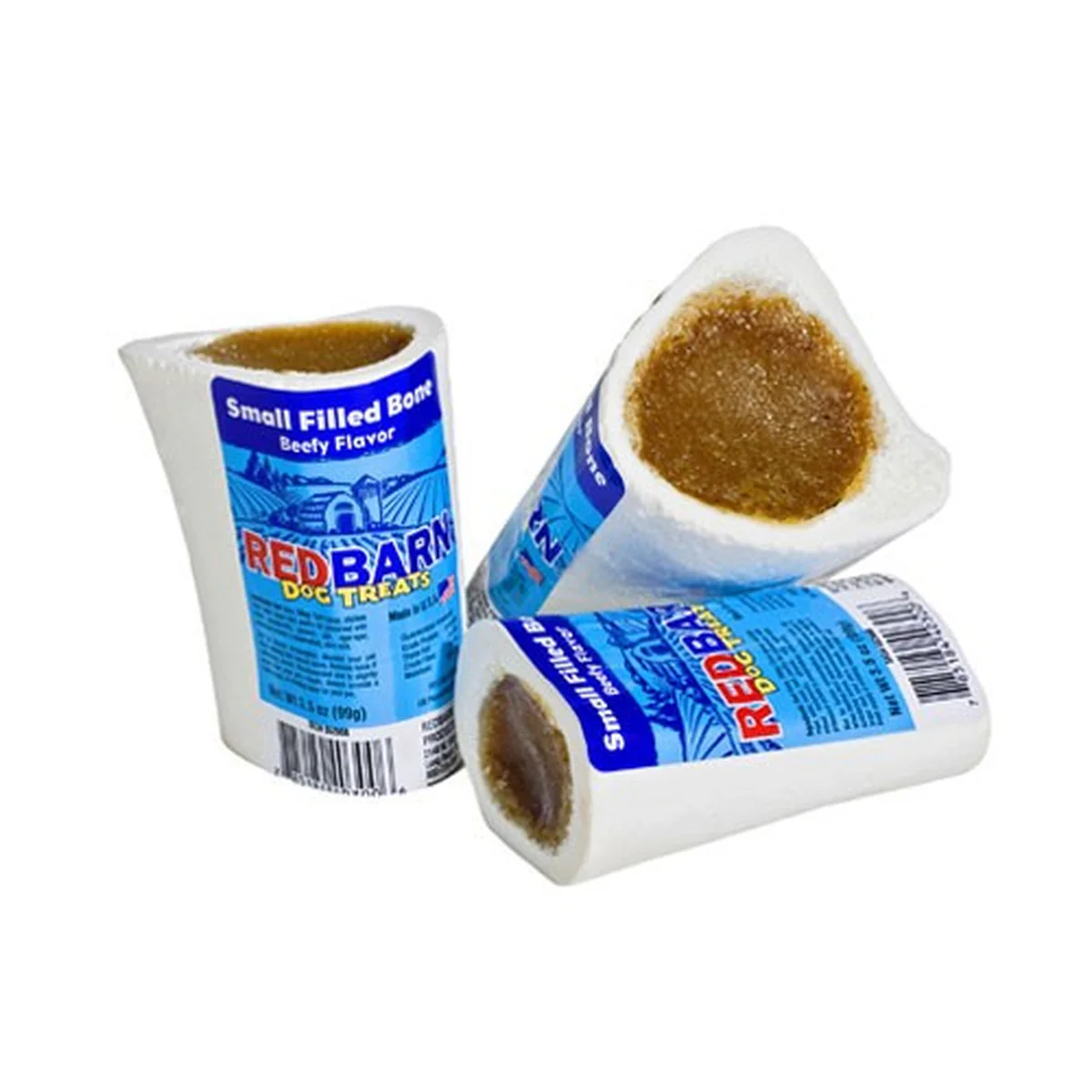 3 in. Filled Dog Bone Beef Flavor - Small