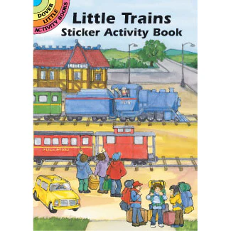 Little Trains Sticker Activity Book 0486418391