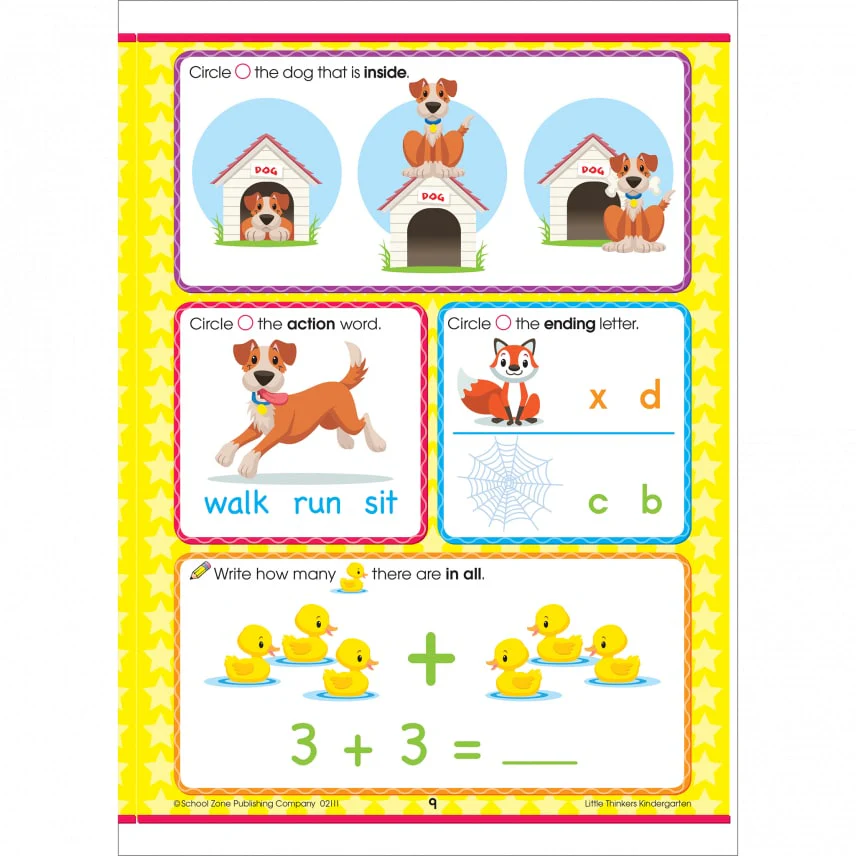 Little Thinkers Kindergarten Workbook 02111