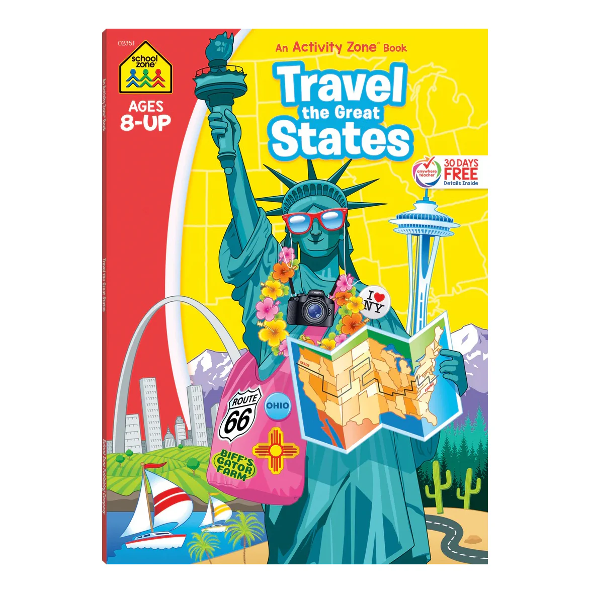 Travel the Great States Workbook 02351