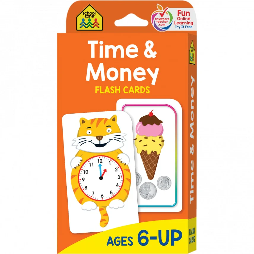 Time & Money Flash Cards 04016