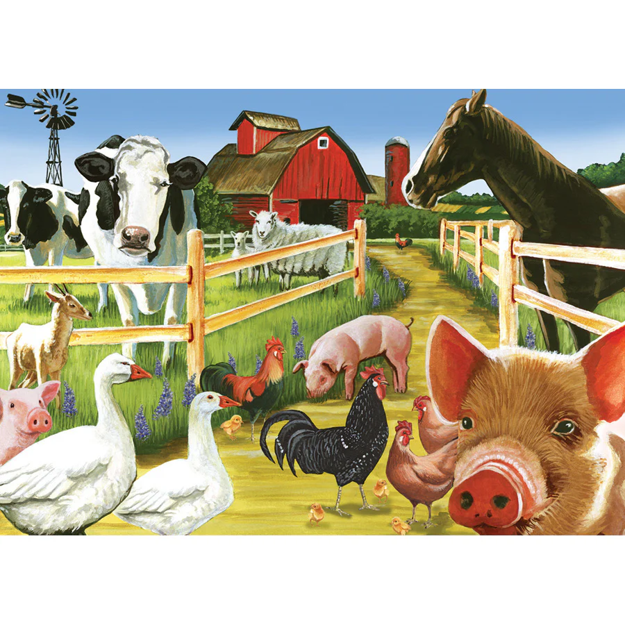 35 Piece Farm Yard Welcome Tray Puzzle 58880