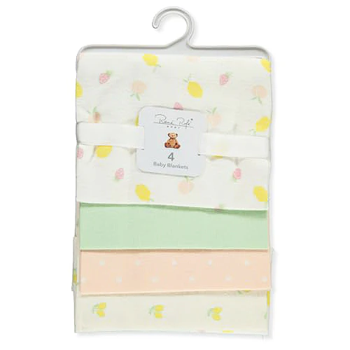 4-Pack Baby Blankets R404D