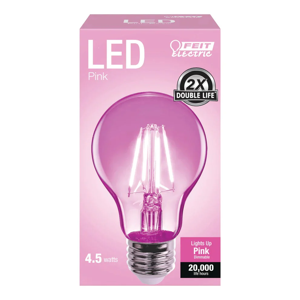 4.5W A19 Dimmable LED Filament Light Bulbs