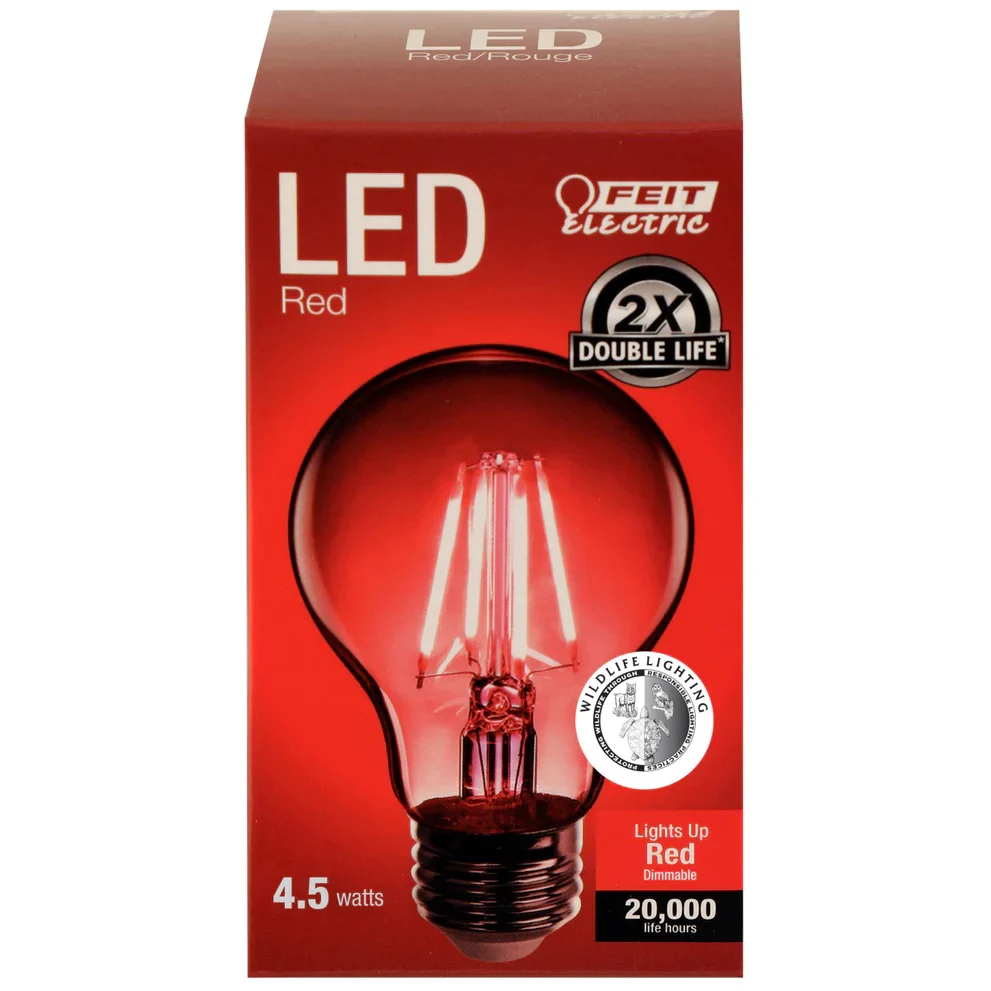 4.5W A19 Dimmable LED Filament Light Bulbs