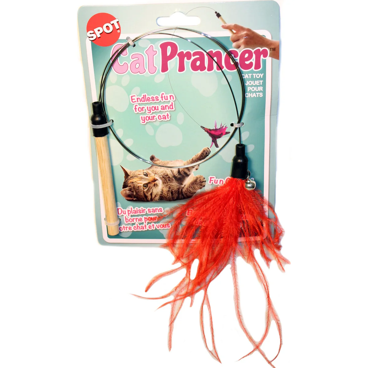 44 in. Cat Prancer Color Teaser Wand