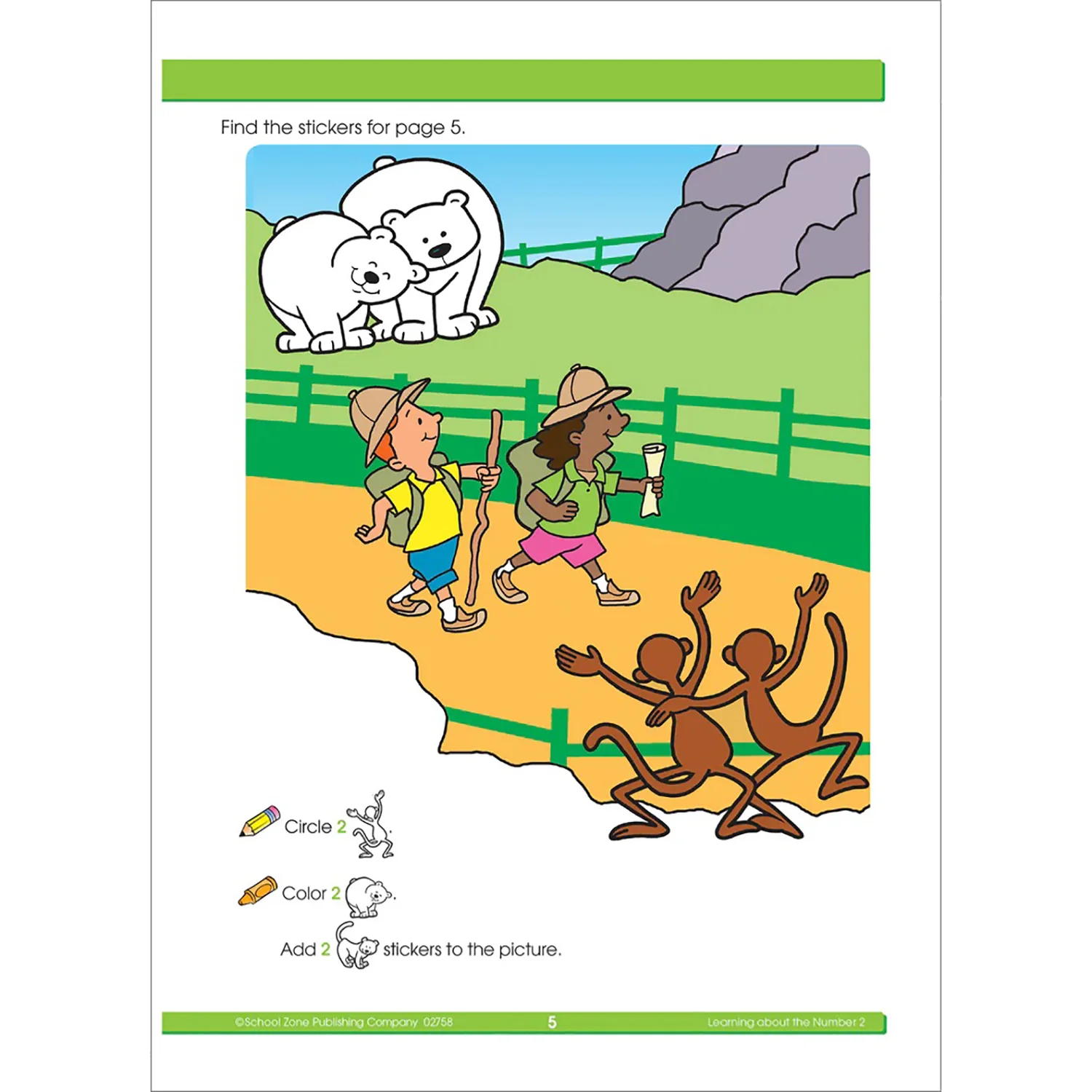 Math Stickers Workbook 02758