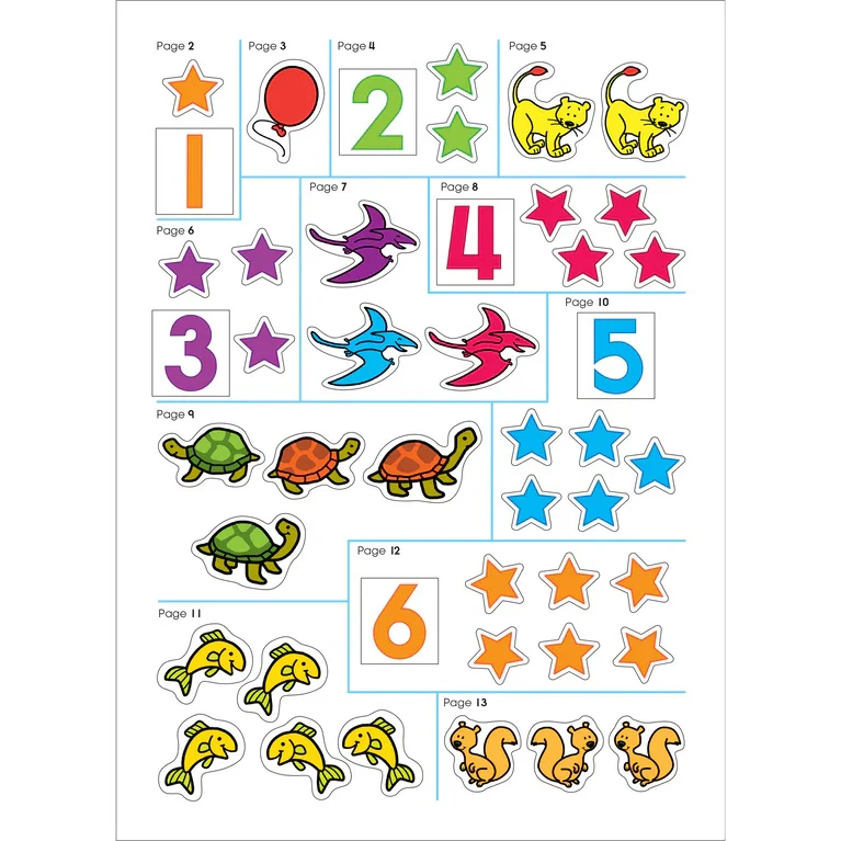 Math Stickers Workbook 02758