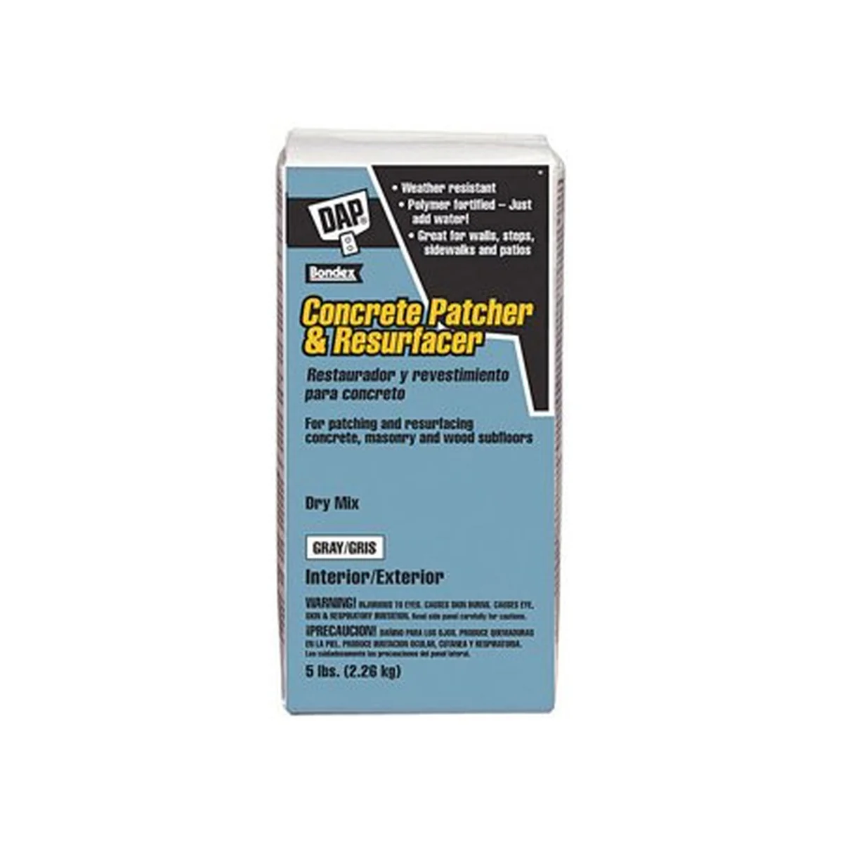 2559-5-lbs-dry-mix-gray-concrete-patcher-resurfacer-1.webp 5 lbs Dry Mix Gray Concrete Patcher & Resurfacer