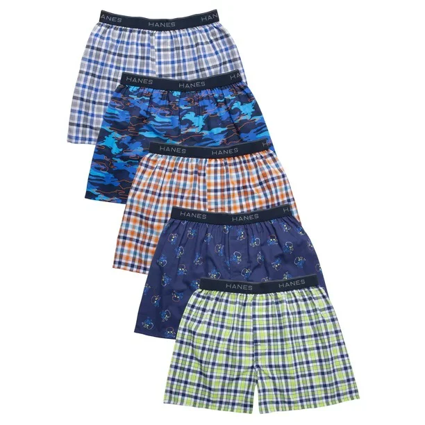 2591-5-pack-boys-tagless-woven-boxers-b841a5-2.webp 5-Pack Boys' Tagless Woven Boxers B841A5