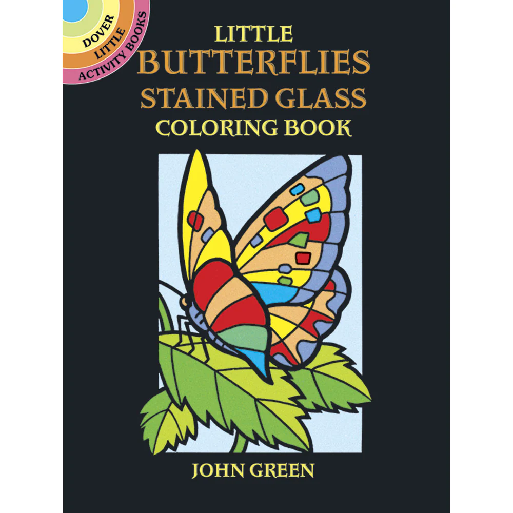 Little Butterflies Stained Glass Coloring Book 0486270106