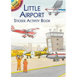 Little Airport Sticker Activity Book 0486412725