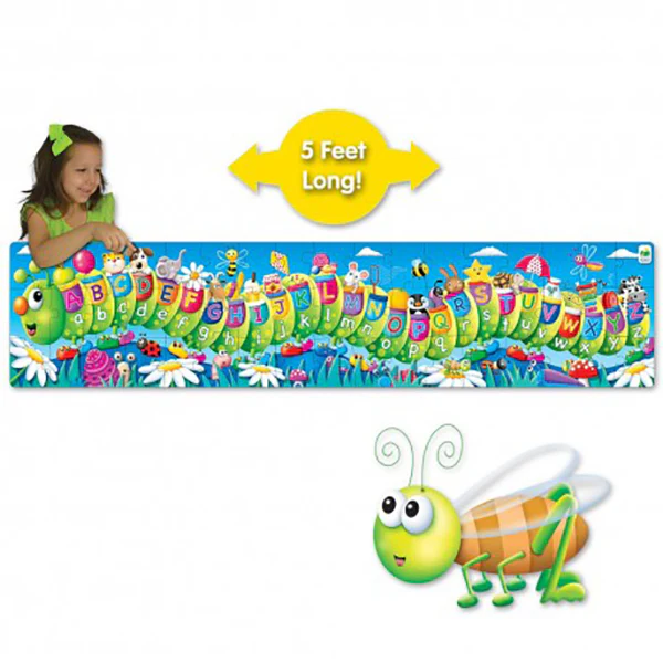 51-Piece Long & Tall Puzzle ABC Caterpillar 434536