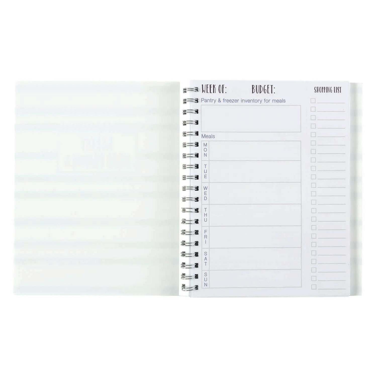 52 Week Meal Planner Notebook True Blue QMPN-24018