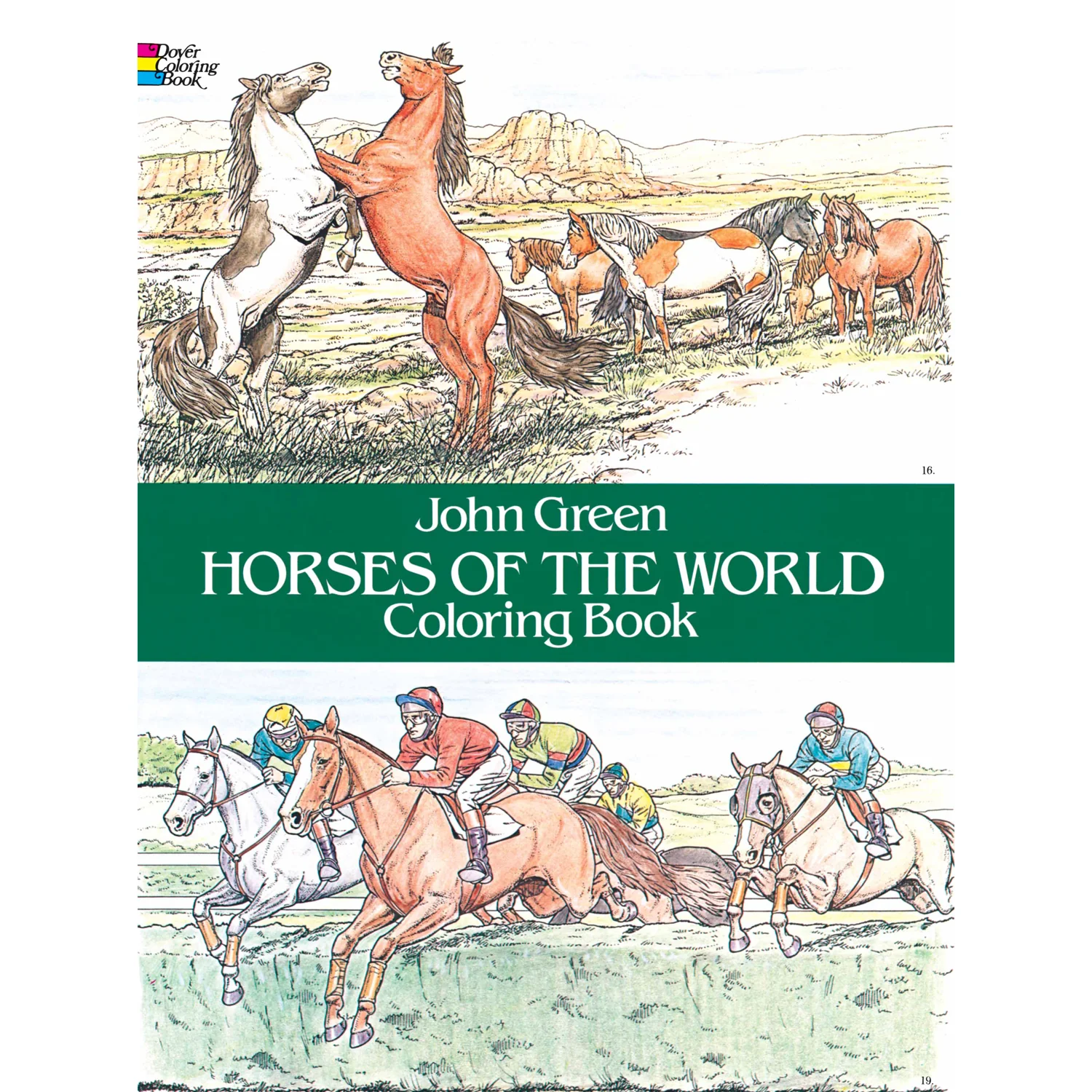 Horses of the World Coloring Book 0486249859