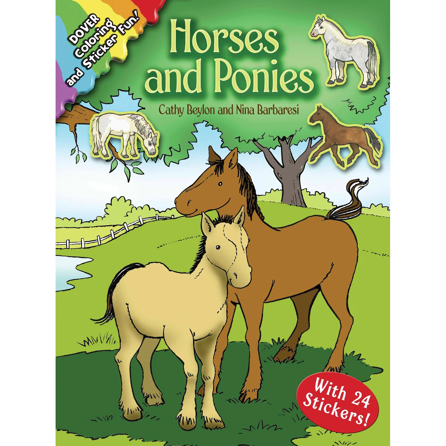 Horses and Ponies Coloring Book 0486452204
