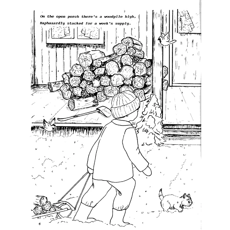 Home Sweet Home Coloring Book 6166