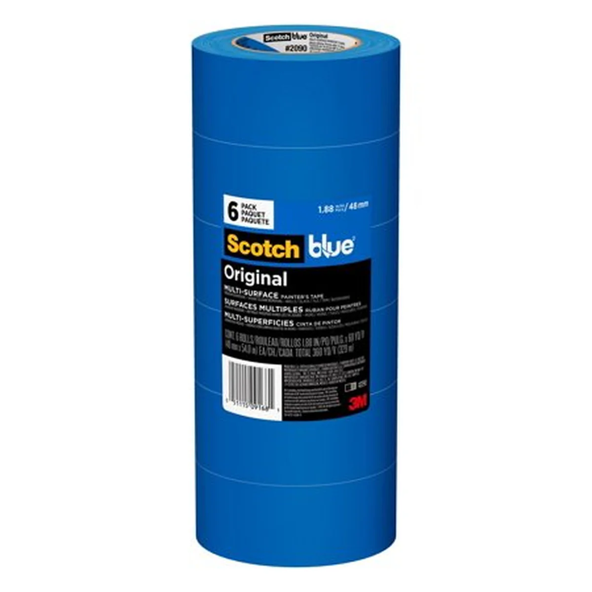 6-Pack 1.88 in. x 60 yd Blue Medium Strength Original Painter's Tape