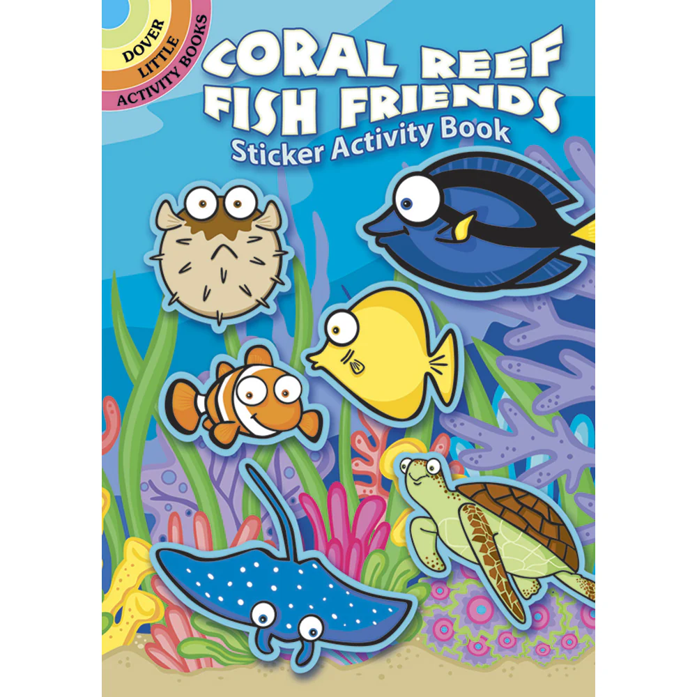 Coral Reef Fish Friends Sticker Activity Book 0486807751