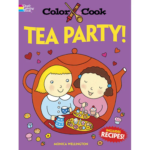 Color & Cook Tea Party! Activity Book 9780486492704